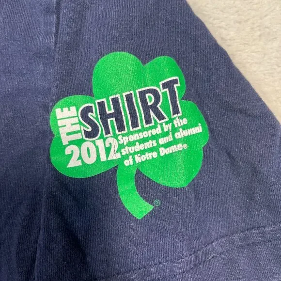 Notre Dame The Shirt 2012 Fighting Irish Here Come The Irish Adult Unisex Medium - Picture 4 of 7